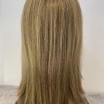 Long blonde highlighted wig. Blls715