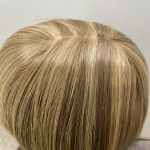 Long blonde highlighted wig. Blls715
