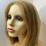 Blonde mid length soft cap wig. Bblms279