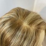 Blonde mid length soft cap wig. Bblms279