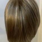 Blonde highlighted wig. Blms5166