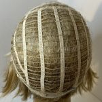 Light blonde shiny wig. Blms5174