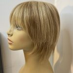Blonde mid length wig. Bblms276