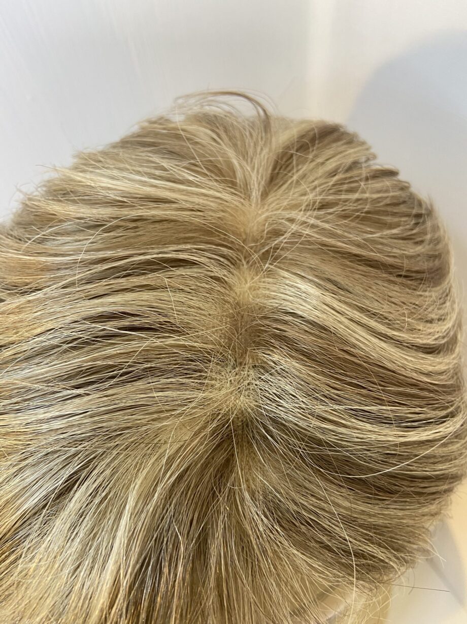 Short blonde highlighted wig. Bblsw269