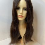 Human hair soft cap long by brown wig. Brls5158