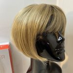 Blonde highlighted rooted wig. Bblms283