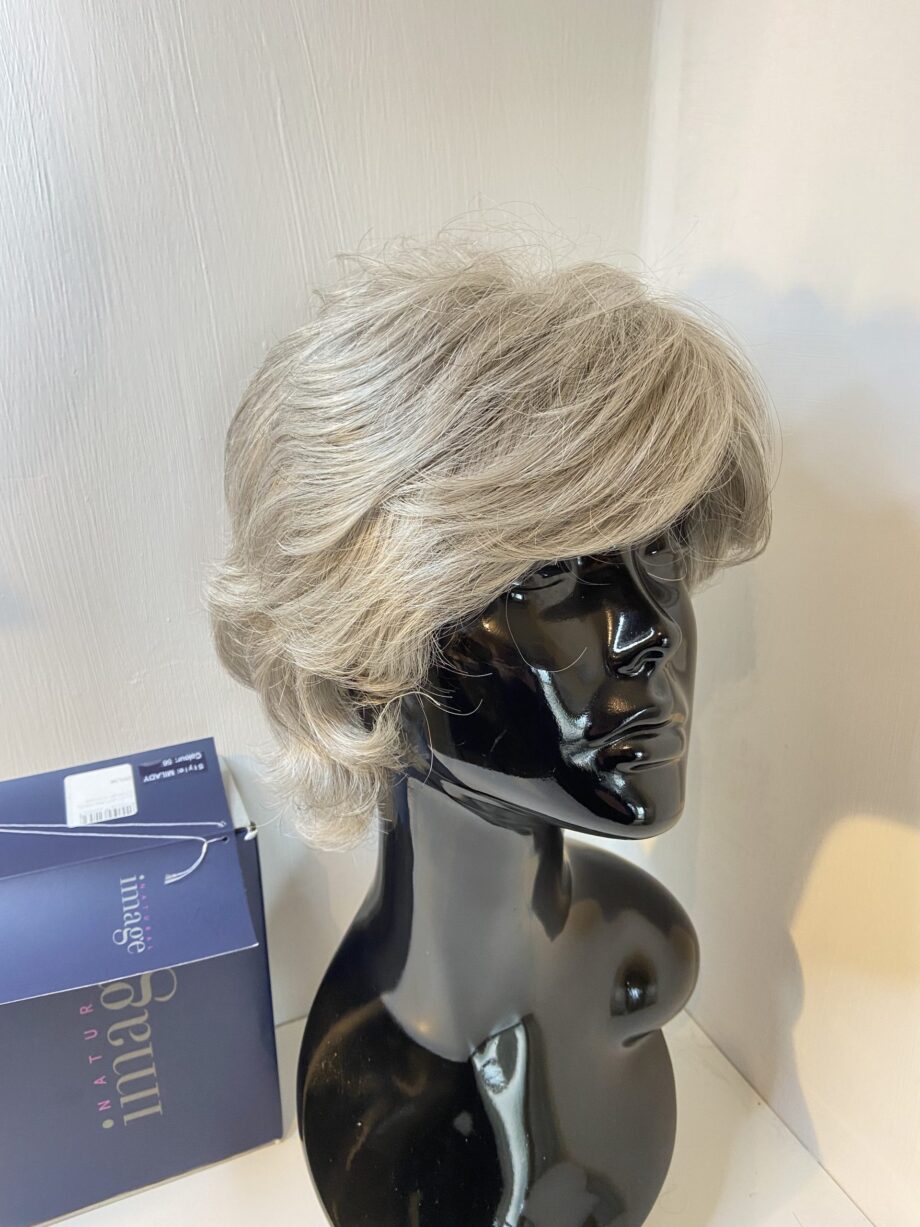 Platinum grey wig. Bgmw267