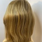 Blonde mid length soft cap wig. Bblms279