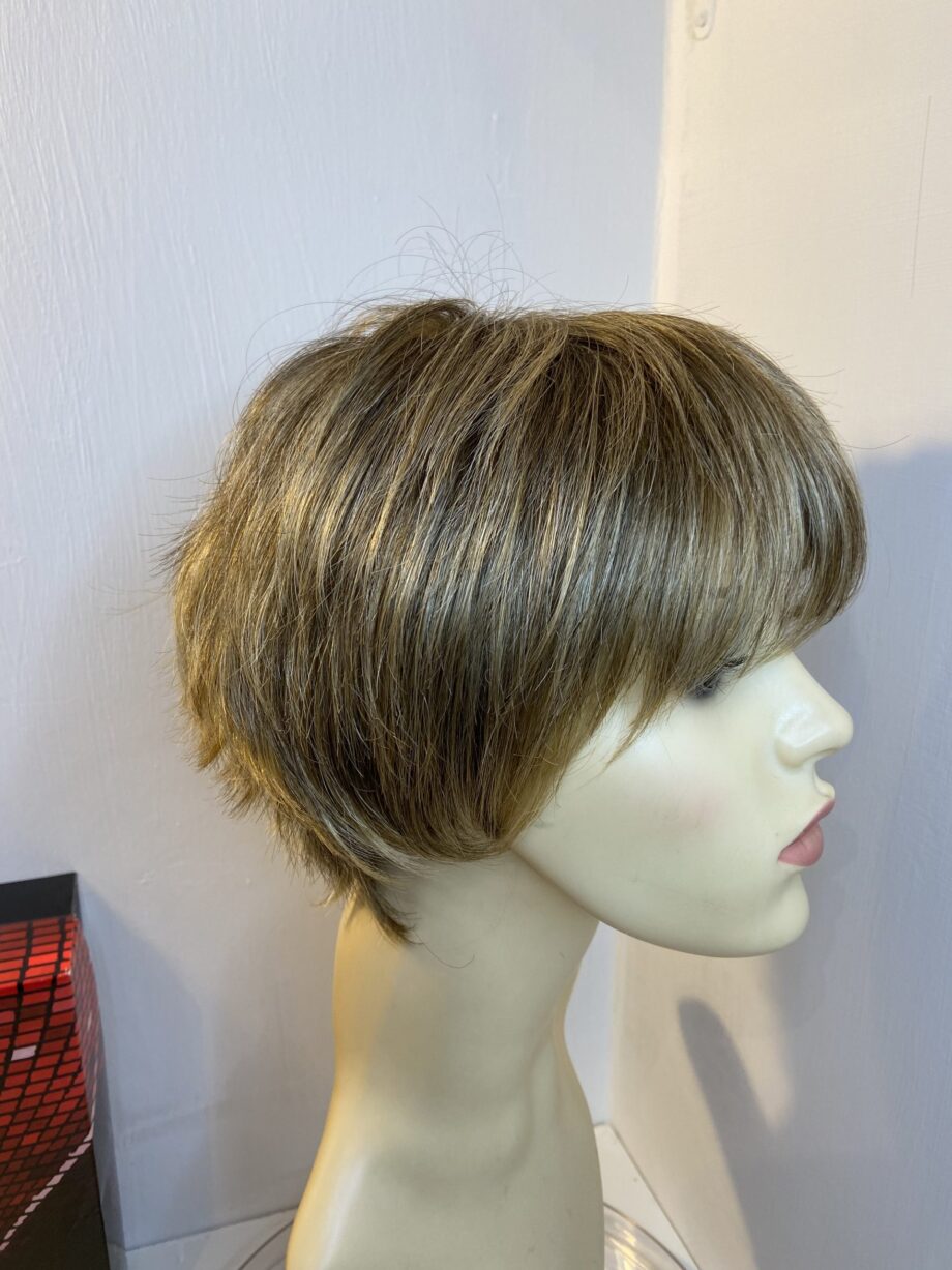 Sandy mix stylish short wig. Bblms282