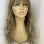 Blonde long wavy highlighted wig. Bllw746