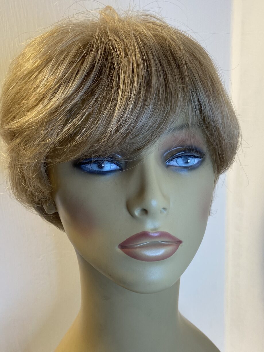 Stylish boxed blonde wig. Bblss287
