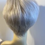 New silver grey designer soft cap wig. Pplgss473