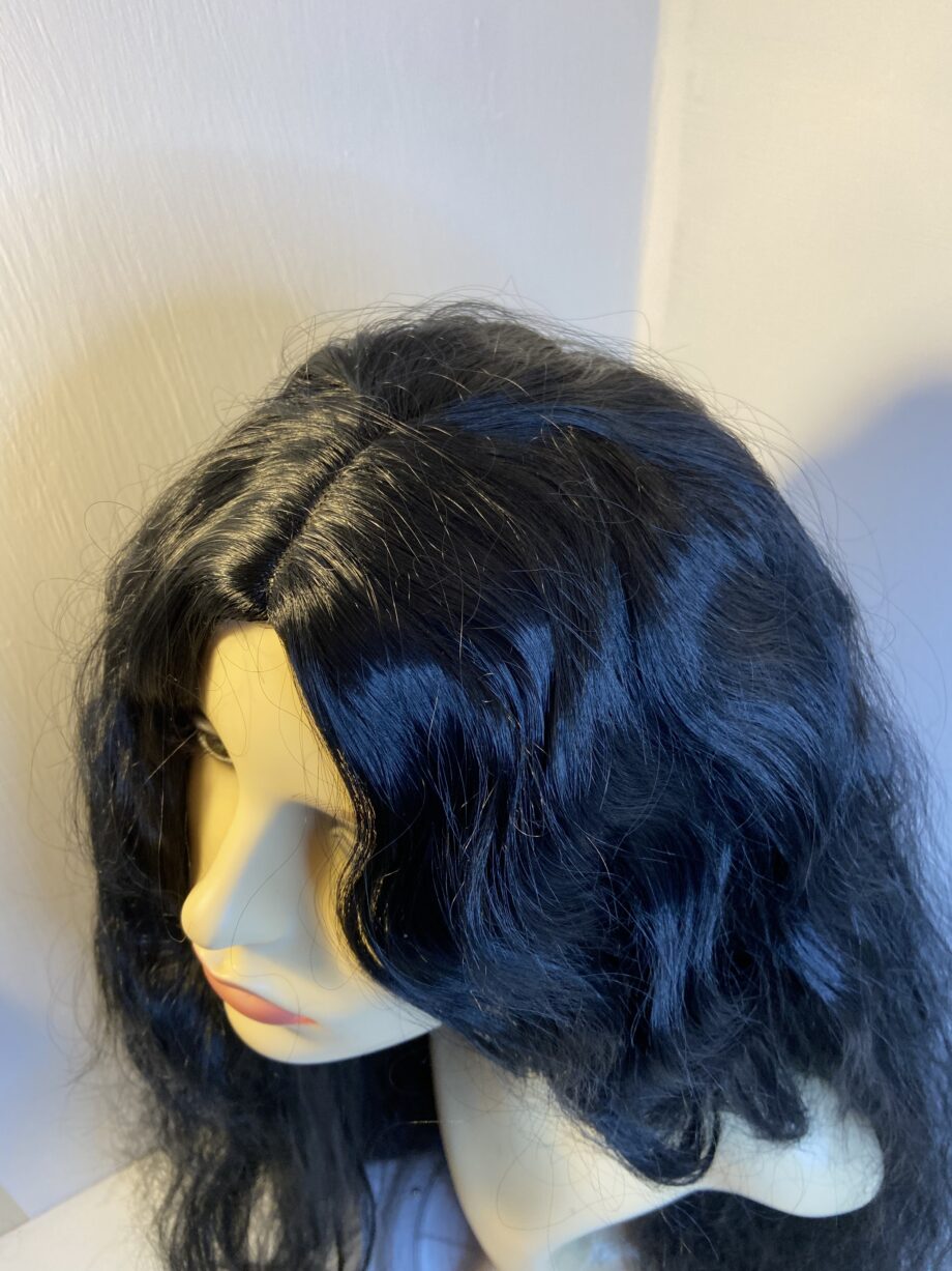 Very long black wavy wig. Pplbllw617
