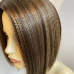 Shiny brown long topper. Brls595