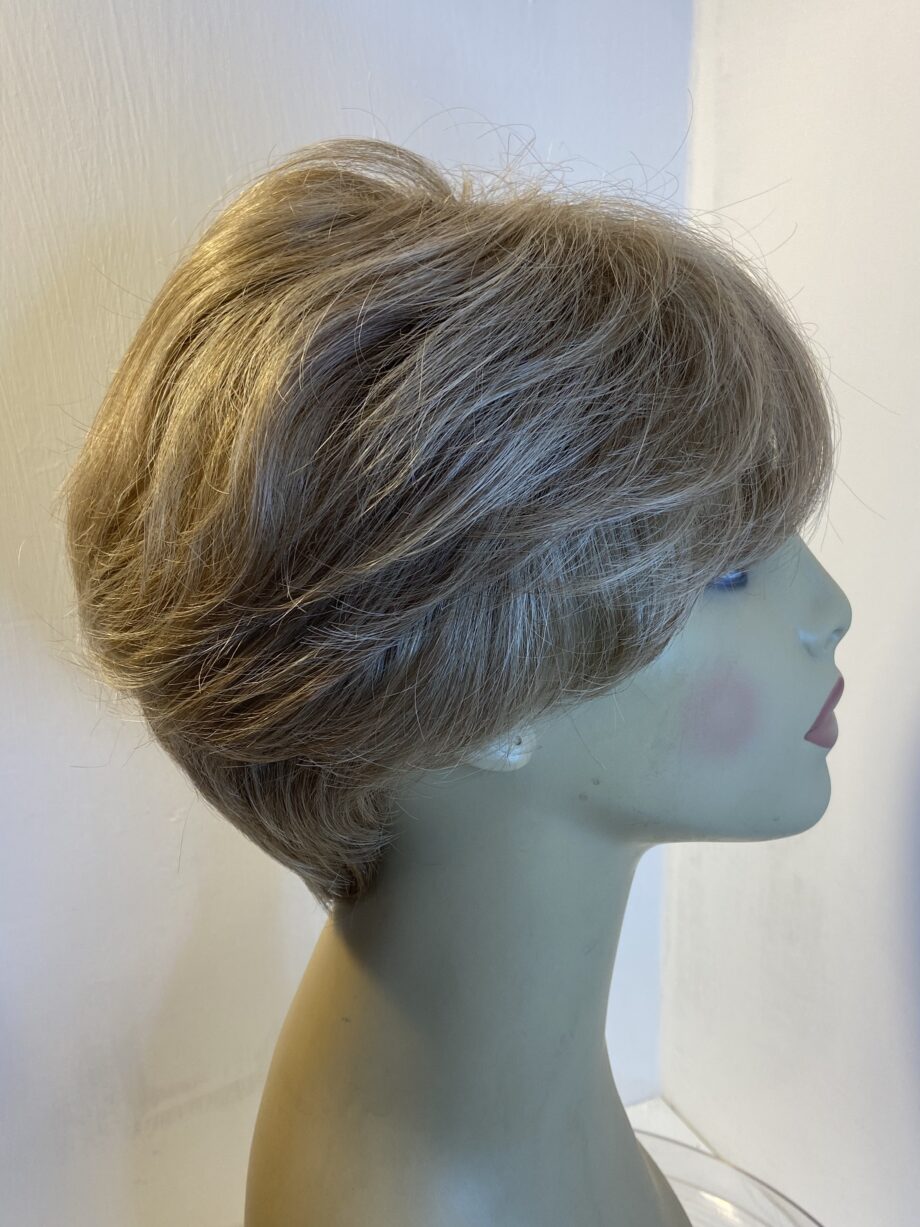 Stylish boxed blonde wig. Bblss287