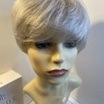 New silver grey designer soft cap wig. Pplgss473