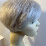 New silver grey designer soft cap wig. Pplgss473