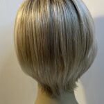 Rooted blonde mid length wig. Blms8027