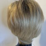 Rooted short blonde wig. Blss62