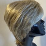 Blonde short stylish wig. Blss43