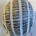 Silver grey short wig. Gss41