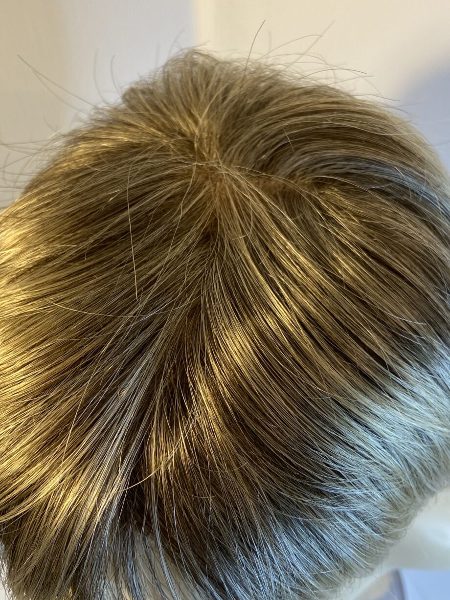 Rene of Paris blonde short wig. Blss55