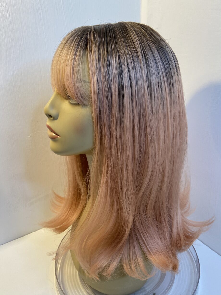 Stunning new pink rooted wig. Pinkls86