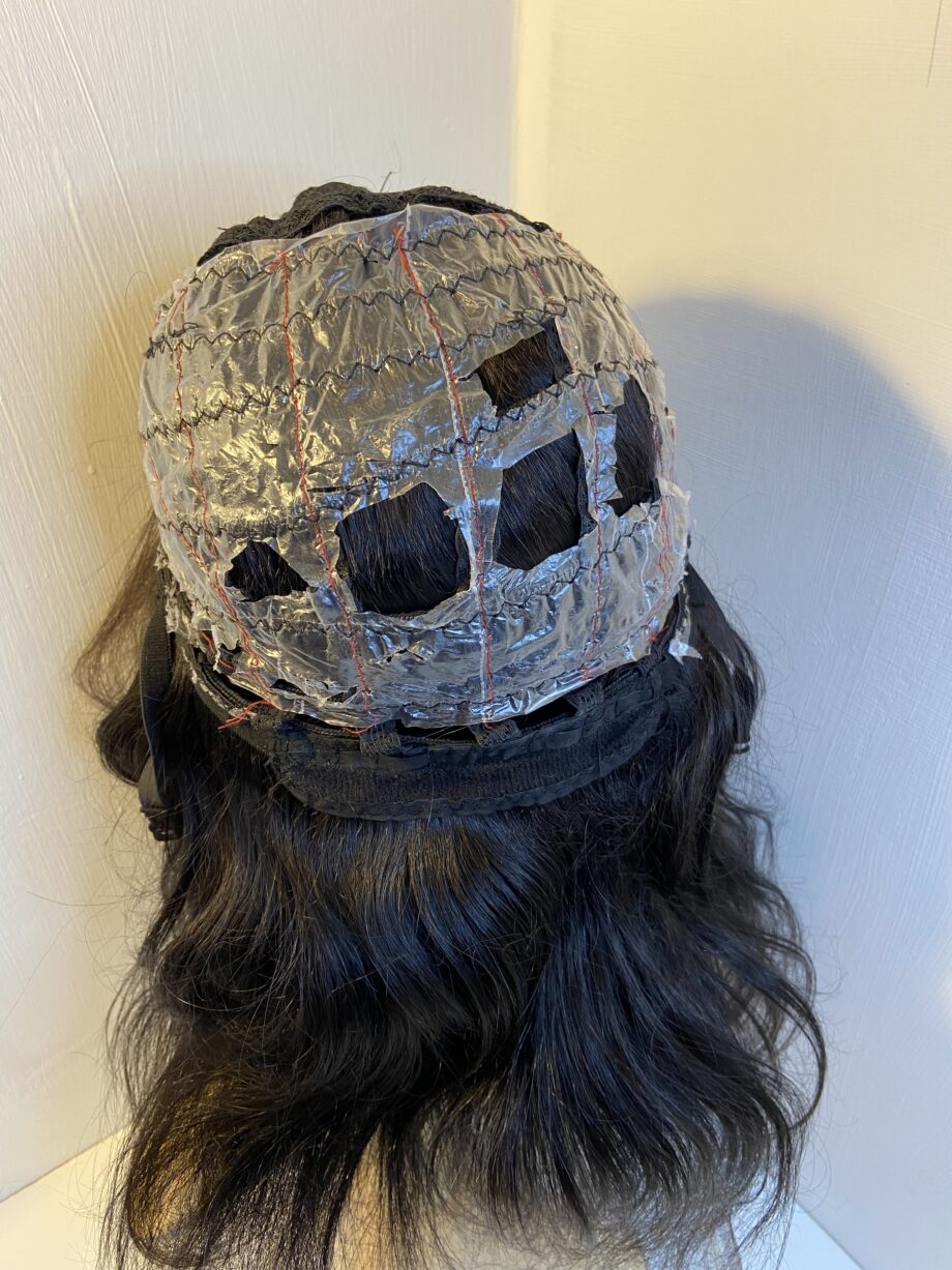 Dark brown long wavy wig. Pplbrls99