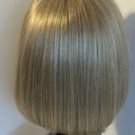 Blonde shiny wig. Blms478