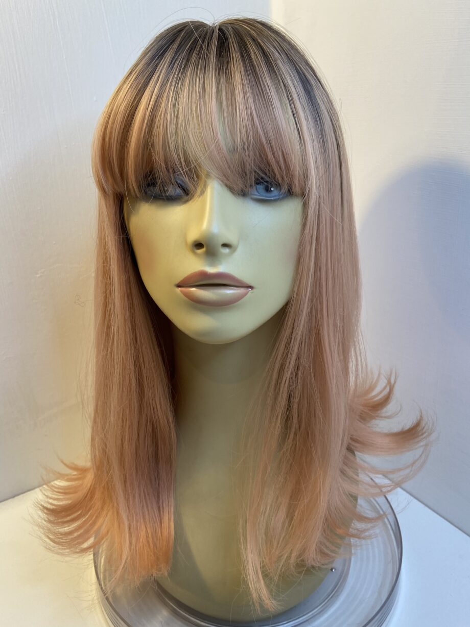 Stunning new pink rooted wig. Pinkls86