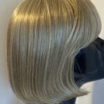 Blonde shiny wig. Blms478