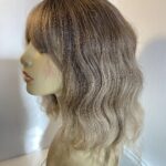 Blonde wavy mid length wig. Blmw792