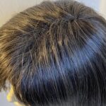 Dark brown long wig. Brms93