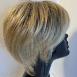 Rooted short blonde wig. Blss62