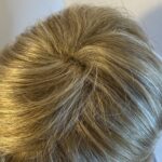 Blonde short stylish wig. Blss43