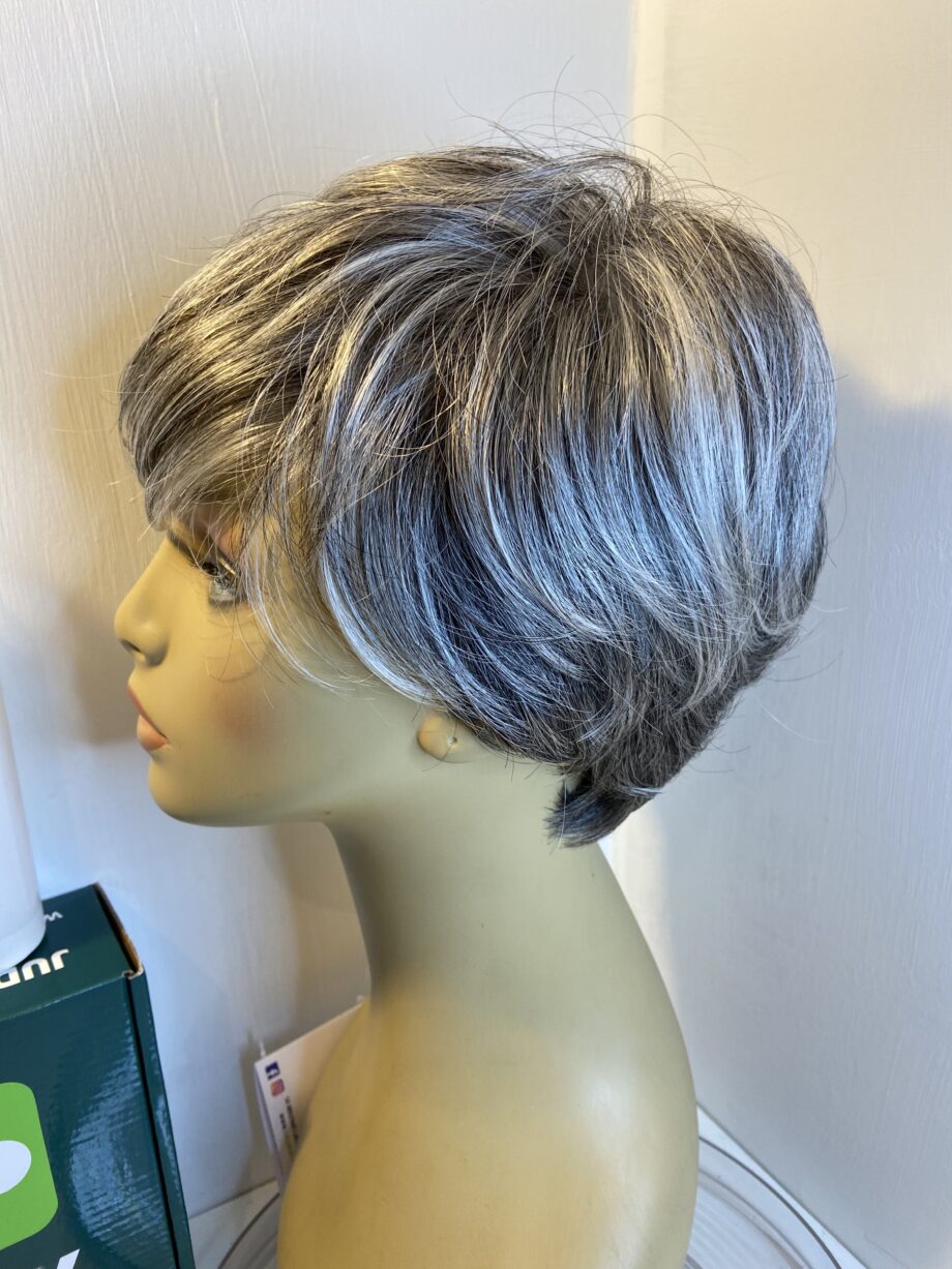 New salt and pepper wig with products. Nbgss311
