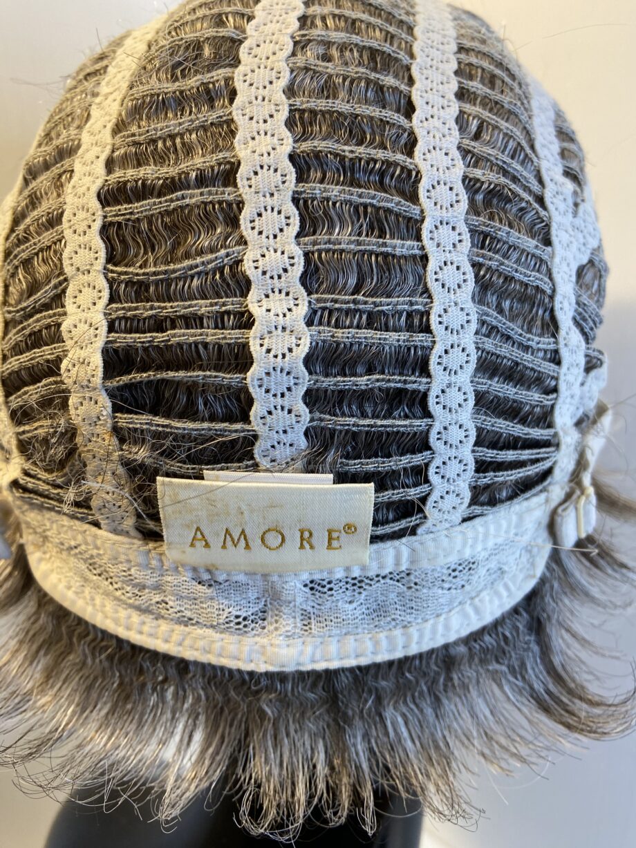 Stylish grey short wig. Amore designed. Gss416