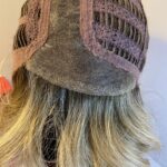 Modern style wavy blonde wig. Bblmw322