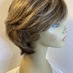 Mid length brown wig.  Brmw411