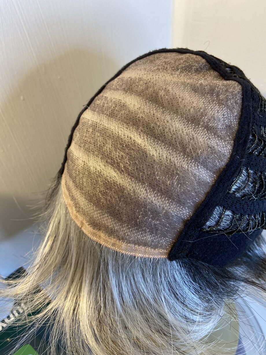 New salt and pepper wig with products. Nbgss311