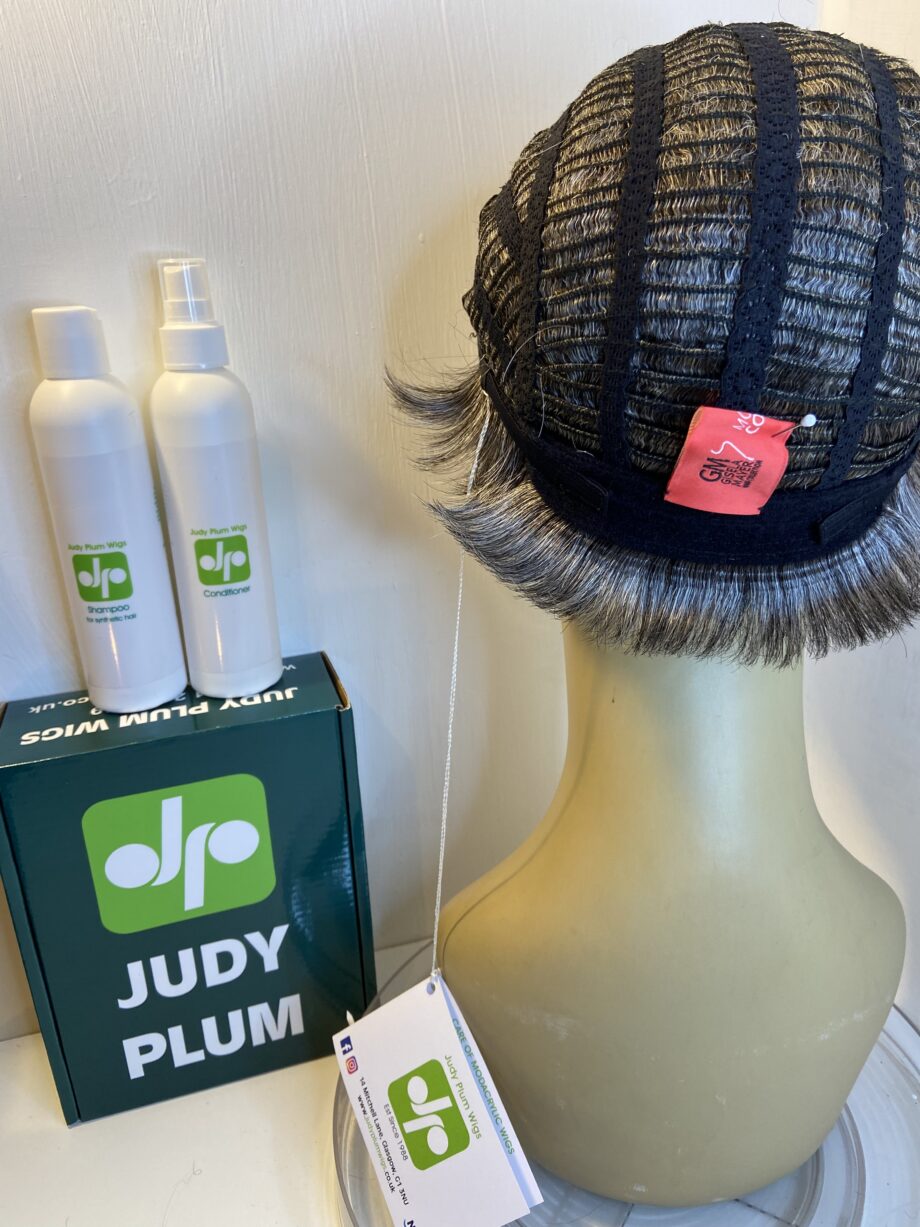 New salt and pepper wig with products. Nbgss311
