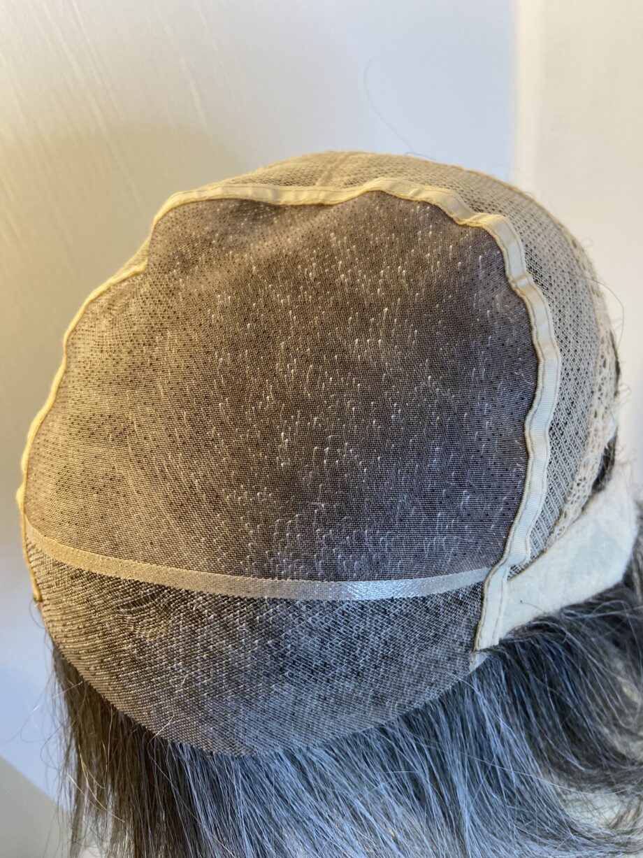 Ash blonde /grey designer wig. Gms48