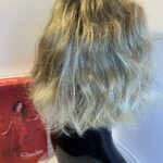 Modern style wavy blonde wig. Bblmw322