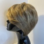 Soft cap blonde highlighted wig. Blss49