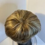 Soft cap blonde highlighted wig. Blss49