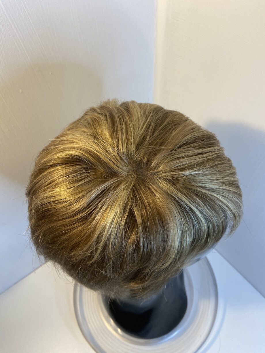 Soft cap blonde highlighted wig. Blss49