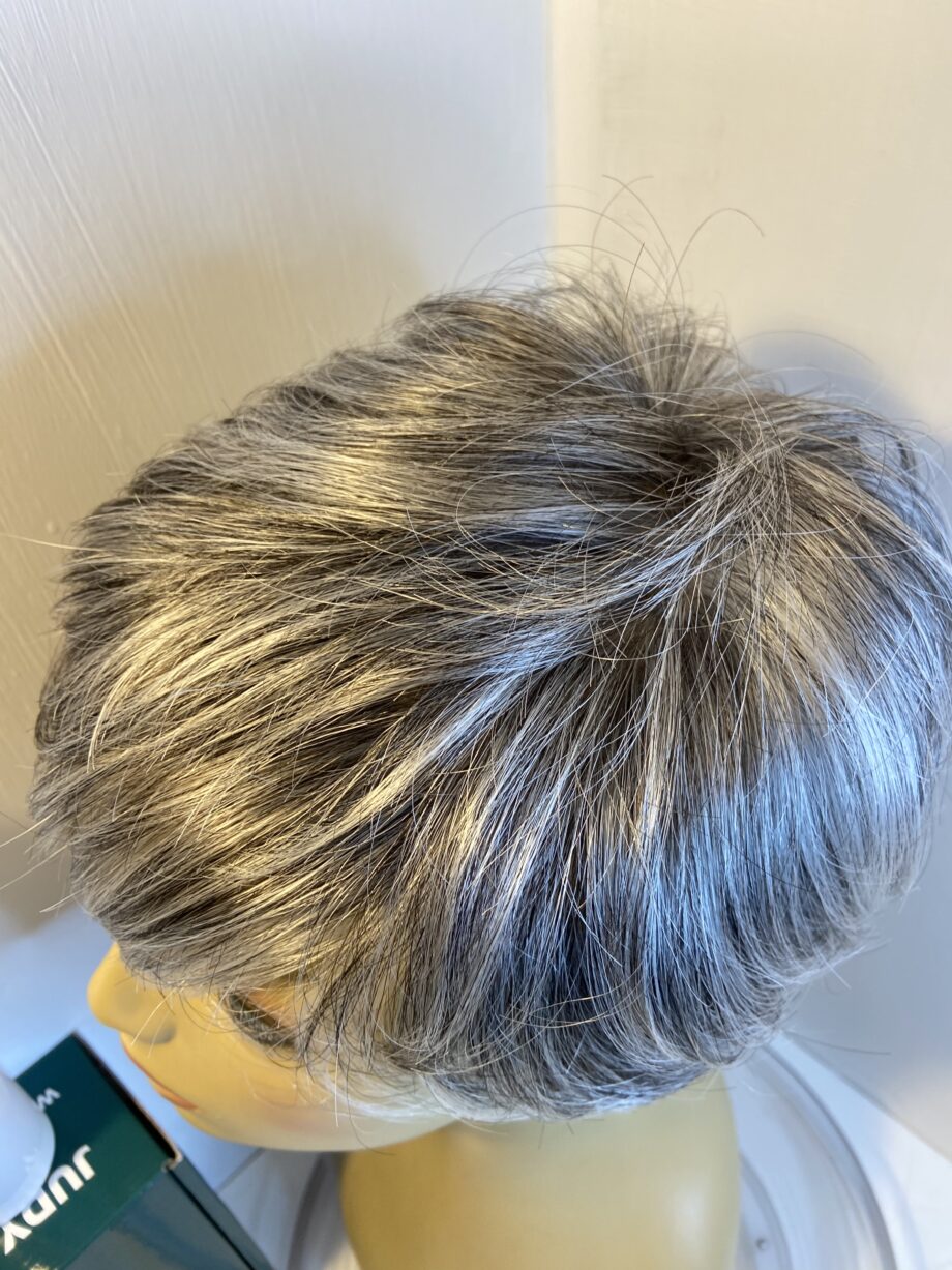 New salt and pepper wig with products. Nbgss311