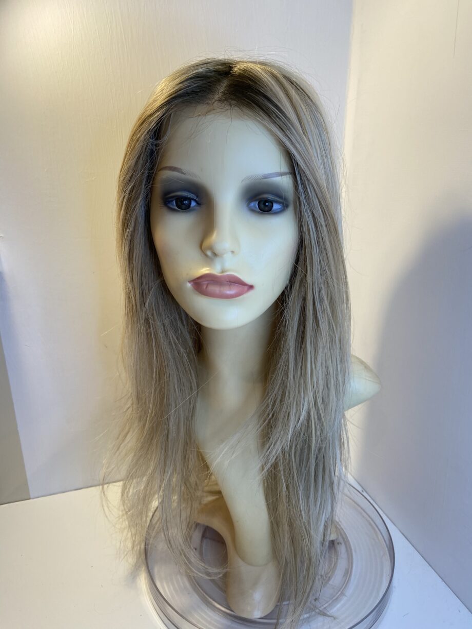Smart lace soft cap long blonde designer wig. Bblls323