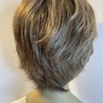 Mid length brown wig.  Brmw411