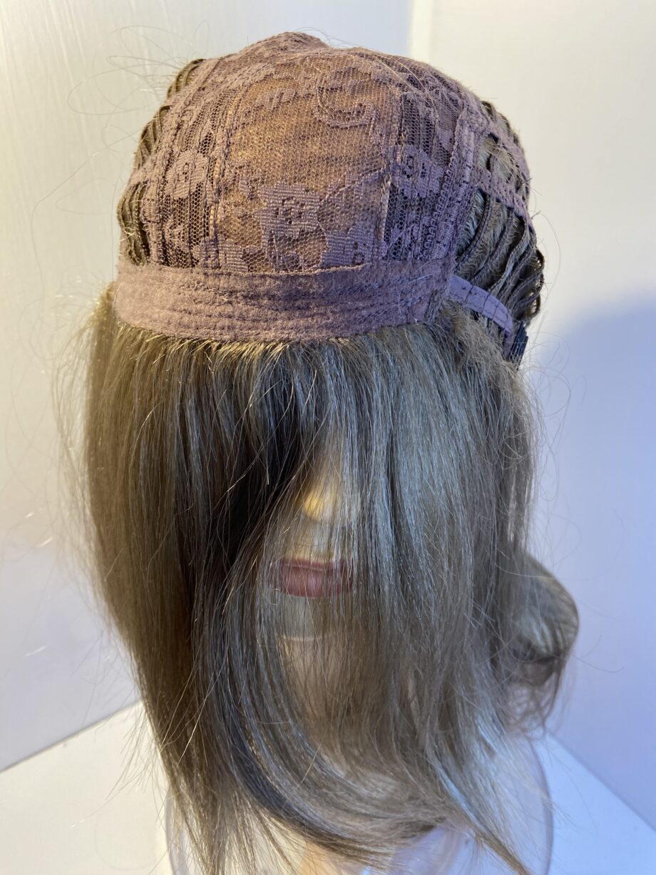 Sleek hair quality long blonde wig. Bblls324